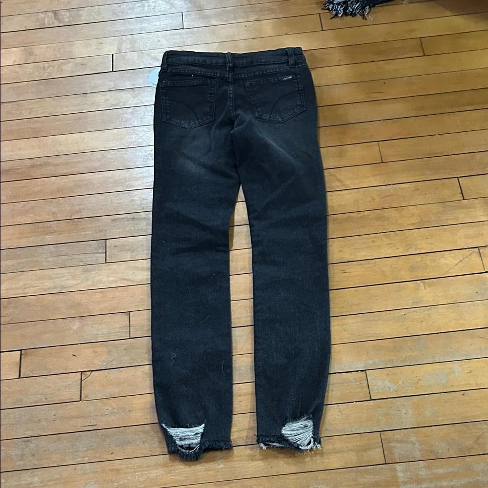NWT Joe's Jeans Distressed Black Ankle Jeans girls 14 - Picture 10 of 16